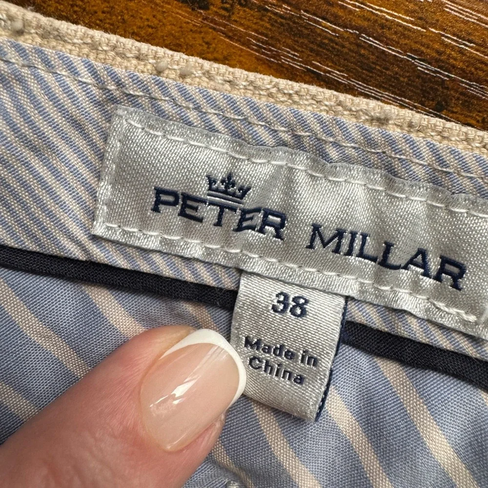 Peter Millar Mens Ultimate Sateen 5‎ Pocket Stretch Pants Size 38 Straight Leg